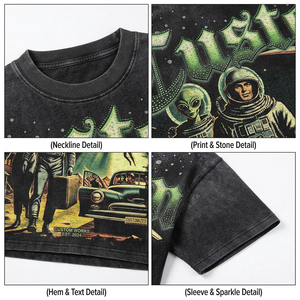 Custom Skull Casino Print Oversized Short Sleeve T-Shirt <b>Men</b> Street Style Cotton O-Neck Jersey Fit - Product Image 6