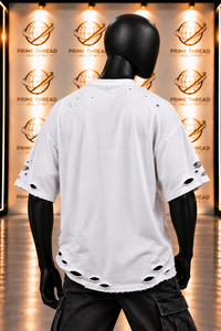 Direct Factory Men's <b>Vintage</b> Distressed <b>Graphic</b> T Shirt Men Oversized Heavyweight Cotton T-Shit Fit Digital Print Streetwear <b>Tee</b> - Product Image 5
