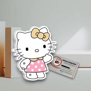 Azulejos Magnéticos Personalizados de Hello Kitty para Extensiones de Pestañas, Herramientas de Belleza para Artistas, Azulejos Acrílicos para Pestañas, Ecológicos, con Forma de Mariposa, Diamante y Corazón - Product Image 3
