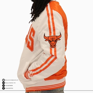 Custom Satin Bomber <b>Jacket</b> Team <b>Jackets</b> Embroidered Patchwork <b>Camo</b> Loose Fit Winter Streetwear <b>Jacket</b> OEM Wholesale - Product Image 4