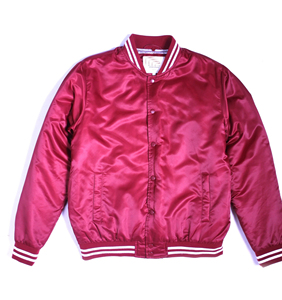 <b>Waterproof</b> Stand Collar Varsity Baseball <b>Jacket</b> in <b>Winter</b> Satin Fabric Plus Size Outdoor Finished Solid Embroidery Decoration - Product Image 3