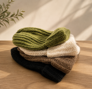 Gorro de Moda Coreano, Gorro de Punto para Mujer, Nuevo, Invierno - Product Image 3