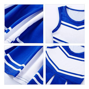 Disfraz de Animadora para Niñas, Traje de Animadora para Niños, Regalos para Fiestas de Halloween y Cumpleaños, Lindo Uniforme de Animadoras - Product Image 5