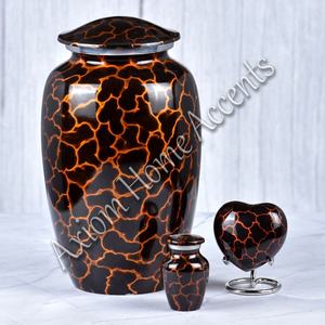 โกศเผาศพอลูมิเนียมที่มีความซับซ้อนโดยมีช่างฝีมือที่ระลึกโดยการตกแต่งบ้านด้วยสัจพจน์ - Product Image 4