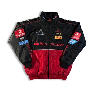 Veste de course F1 Merc de haute qualité et de qualité supérieure |   Vêtements de sport automobile style flèches argentées, haute densité, marque privée automobile - Product Image 1