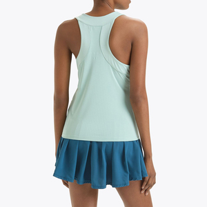 Ensemble haut et jupe personnalisés pour femme, style racerback, haute qualité, uniforme de tennis et de golf, logo d'équipe personnalisé, uniforme sportif - Product Image 3