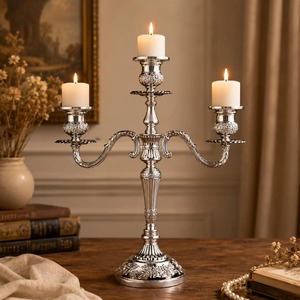 Elegant Metal <b>Candle</b> <b>Holder</b> for Home Decoration Wedding Centerpiece and Table Decor At Best Price - Product Image 4