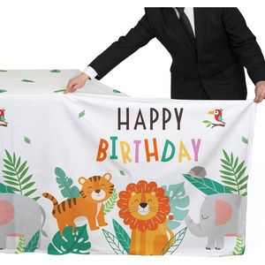 Tovaglia Usa e Getta a Tema Safari per Forniture per Feste - Product Image 2