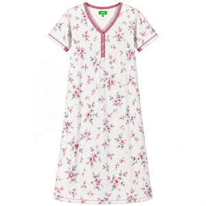 Printed Knee-Length Cotton Casual <b>Dress</b> - Product Image 1
