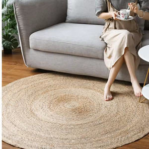 Tapis d'été vietnamien en rotin et bambou, fait main, lavable, antidérapant, doux pour la peau, épais et moelleux, pour aire de jeu des enfants - Product Image 4