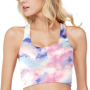 Soft <b>Padded</b> Sports <b>Bra</b> For Pilates Yoga Fitness And Gym Workout - Product Image 5