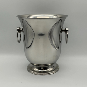 Premium Authentic Design Ideal For Celebrations Weddings Hand Decorative Antique Look Stainless Steel <b>Ice</b> Bucket Silver Color - Product Image 2