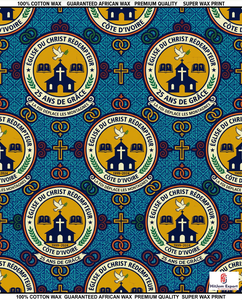 Customized African Wax Print Fabric Manufacturer Church Anniversary Convention Celebration Uniform Fundraising Textile Supplier - Product Image 6