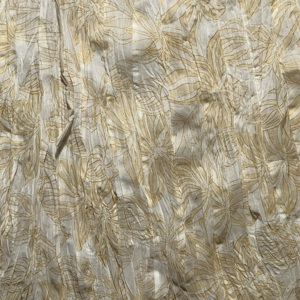 กระโปรงผ้าฝ้าย 100% สีเบจสำหรับผู้หญิงคุณภาพมาตรฐานที่สวยงาม – กระโปรงผ้าพิมพ์ลายดอกไม้แบบแฮนด์บล็อกที่หรูหรา - Product Image 2