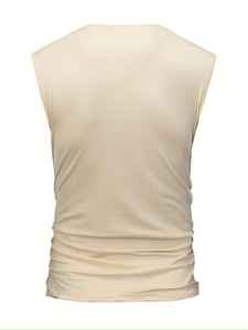 Camiseta sin Mangas Personalizada Premium al por Mayor, Transpirable, Informal, 100% Poliéster, Estilo Urbano, para Hombre, Colección Verano 2026 - Product Image 2