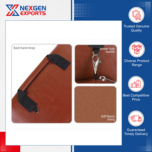 Bolsa de Cuero PU Hecha a Mano de Gran Capacidad y Calidad Premium para Portátil, Disponible en Cantidades al por Mayor a Precio de Mercado con Descuento - Product Image 4