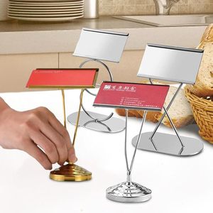 <b>Place</b> <b>Card</b> Holder Menu Holder for <b>Table</b> Metal <b>Table</b> <b>Card</b> Holder Stand for Restaurants Weddings Events - Product Image 4