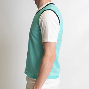 2026 Custom 100% Cotton High Quality Quick Dry Anti-Bacterial Classic Logo Breathable Soccer <b>Bib</b> Sports <b>Training</b> Shirt Top - Product Image 4