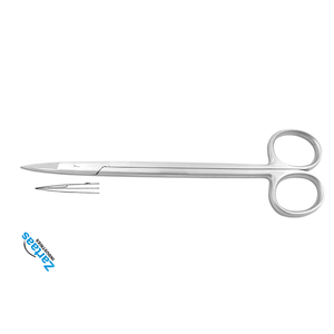 Instrument dentaire en acier inoxydable de haute qualité Ciseaux à gomme Kelly Instruments chirurgicaux droits de 16 cm - Product Image 4
