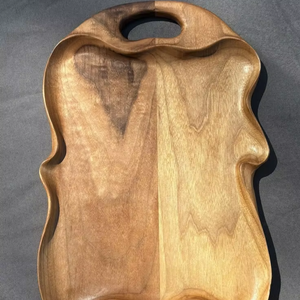 Plateau de service en bois naturel indien, plateau de qualité supérieure pour la maison, les restaurants, les hôtels, prix de gros en Inde - Product Image 1