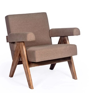 Sofá Seccional Inflable Moderno de Tela Convertible con Patas de Madera - Ecológico y Duradero para Uso en Sala de Estar y Dormitorio de Hotel - Product Image 1