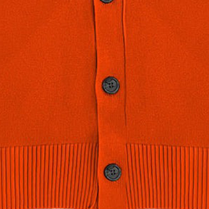 Cárdigan de Hombre de Alta Calidad, Tendencia de Moda, Cuello en V, Color Naranja, Manga Larga, Cierre de Botones, para Otoño - Product Image 6