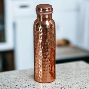 Hammerd <b>Copper</b> <b>Water</b> <b>Bottle</b> Honeycomb <b>Copper</b> <b>Bottle</b> Pure <b>Copper</b> <b>Water</b> <b>Bottle</b> Ayurvedic <b>Copper</b> <b>Bottle</b> Hand Hammered <b>Copper</b> <b>Bottle</b> - Product Image 2