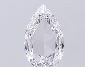 เพชรรูปทรงลูกแพร์เจียระไนแบบโรสคัท เพชรเลี้ยงในห้องปฏิบัติการ 2.00 กะรัต 3.00 กะรัต เพชรรูปทรงพิเศษแบบหลวม CVD HPHT ผลิตตามสั่ง จัดส่งโดยตรงจากอินเดีย - Product Image 5