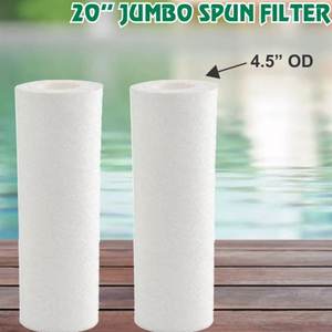 Cartuchos de Filtro de Agua de Polipropileno PP de 20"x4.5" Grandes BLANCOS, Cartuchos de Filtro Jumbo de Polipropileno PP - Product Image 2