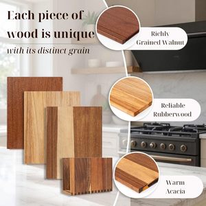 Ensemble de planches à découper en bois de noyer de haute qualité avec support, pour la décoration de cuisine, cadeau, vente en gros - Product Image 3