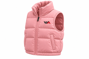 Top Trending <b>Women's</b> Pink Puffer Vest Stand Collar Zip Up Sleeveless Padded <b>Waistcoat</b> Casual Windproof Outerwear Vest OEM - Product Image 3