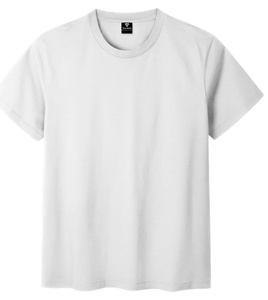 เสื้อยืดผ้าฝ้าย100% GSM 180สำหรับผู้ชายทรงพอดีตัวมีหลายสีพื้นโลโก้ตามสั่งสไตล์ลำลองของ2026 - Product Image 4