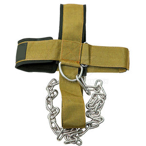 Arnés para la cabeza para ejercicios diarios de cuello, con correa ajustable y cadena resistente, para equipos de entrenamiento de fuerza en el gimnasio en casa - Product Image 4