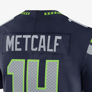 Maillot de football américain en mesh respirant, impression personnalisée, uniforme de football américain, vente en gros - Product Image 6