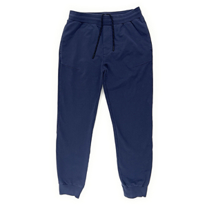 Pantalon de sport décontracté pour homme, coupe droite, taille mi-haute, en coton et polyester 350 g/m², jambe ouverte, ample, respirant, écologique, pour la course à pied - Product Image 1