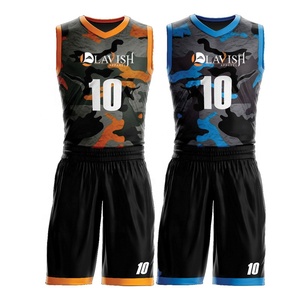 Ensemble d'uniformes de basket-ball en polyester réversibles unisexe pour hommes personnalisés Maillot sublimé antibactérien à séchage rapide respirant grande taille - Product Image 1