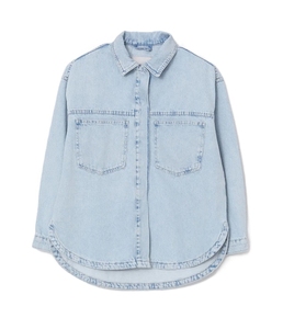 Camisa Vaquera de Talla Grande para Mujer, Manga Larga, Algodón Transpirable de Alta Calidad, Ropa Exterior Informal Personalizada para Mujer - Product Image 3