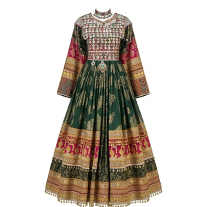 Premium Quality Afghan Long Sleeves Maxi Style Afghan Kuchi Dresses In Low Price Low Moq <b>Top</b> Trending Afghan Kuchi Dress - Product Image 1