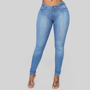 Jeans de Mezclilla Ajustados de Cintura Alta y Lavado Oscuro para Mujer, Pantalones Largos con Botones al Frente, Casuales, Elásticos, de Algodón y Spandex, Estilo Otoñal - Product Image 5