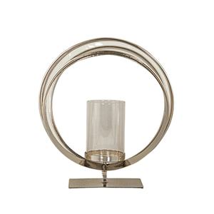 Latest Design Nordic <b>Taper</b> Gold Plated Metal Hurricane <b>Candle</b> <b>Holder</b> Unique Christmas Decorative Pillar Stand Home Decoration - Product Image 1