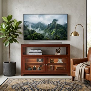 Modern Style Solid Wood Adjustable <b>TV</b> <b>Stand</b> for Home Office Living Room 1 Year Warranty Export Quality Furniture Vietnam - Product Image 4