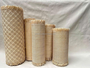 Vietnam Natural Rattan Cane Webbing Roll for Furniture Repair Wicker Crafts DIY Weaving Export OEM - Product Image 1