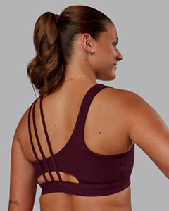 Wholesale Custom <b>Cherry</b> Galvanise Sports Bra for Gym Active Wear Breathable Women Racer-Back Bra High Support Yoga Sports Bra - Product Image 2