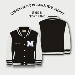 Custom varsity <b>jacket</b> plus size Kids <b>jackets</b> letterman team sports with high quality materials <b>jacket</b> for kids embroidery - Product Image 4