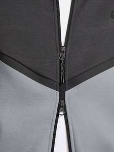 เสื้อฮู้ดดี้แบบสวมใส่ได้สองด้าน ผ้าสแปนเด็กซ์ ไนลอน กันน้ำ ระบายอากาศ กันลม มีซิปเต็มตัว สีทูโทน สำหรับทุกเพศ แบบลำลอง มีกระเป๋าข้าง - Product Image 4