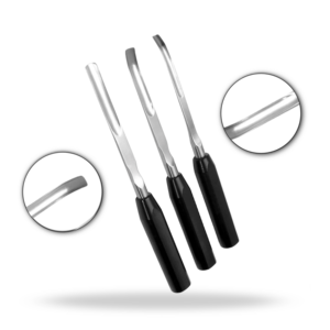 Gouges chirurgicales de 270 mm pour l'extraction osseuse et les procédures orthopédiques de la colonne vertébrale - Product Image 1