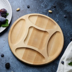 ถาดไม้บีชสำหรับเสิร์ฟอาหารว่างระดับเชิงพาณิชย์ เหมาะสำหรับงานจัดเลี้ยง ของว่าง ชาร์กูเตอรี จานเสิร์ฟอาหาร ครัว ของขวัญวันครบรอบสุดน่ารัก - Product Image 2