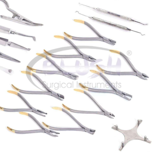 8 Piezas de Fórceps y Elevadores Dentales Manuales de Acero para Cirugía Oral, 1 Kit de Dique de Goma de Alta Calidad de Blush Surgical - Product Image 2