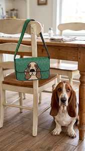 Bolso de Hombro Artesanal Estilo Bohemio con Cuentas y Diseño de Gato, Ecológico y Ligero, Regalo para Amantes de los Gatos - Product Image 4