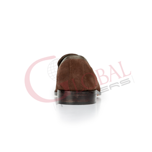 Nouvelles chaussures mocassins pour hommes en cuir véritable, faites à la main, de haute qualité, formelles et décontractées, marron, toutes tailles disponibles, chaussures de mariage - Product Image 6